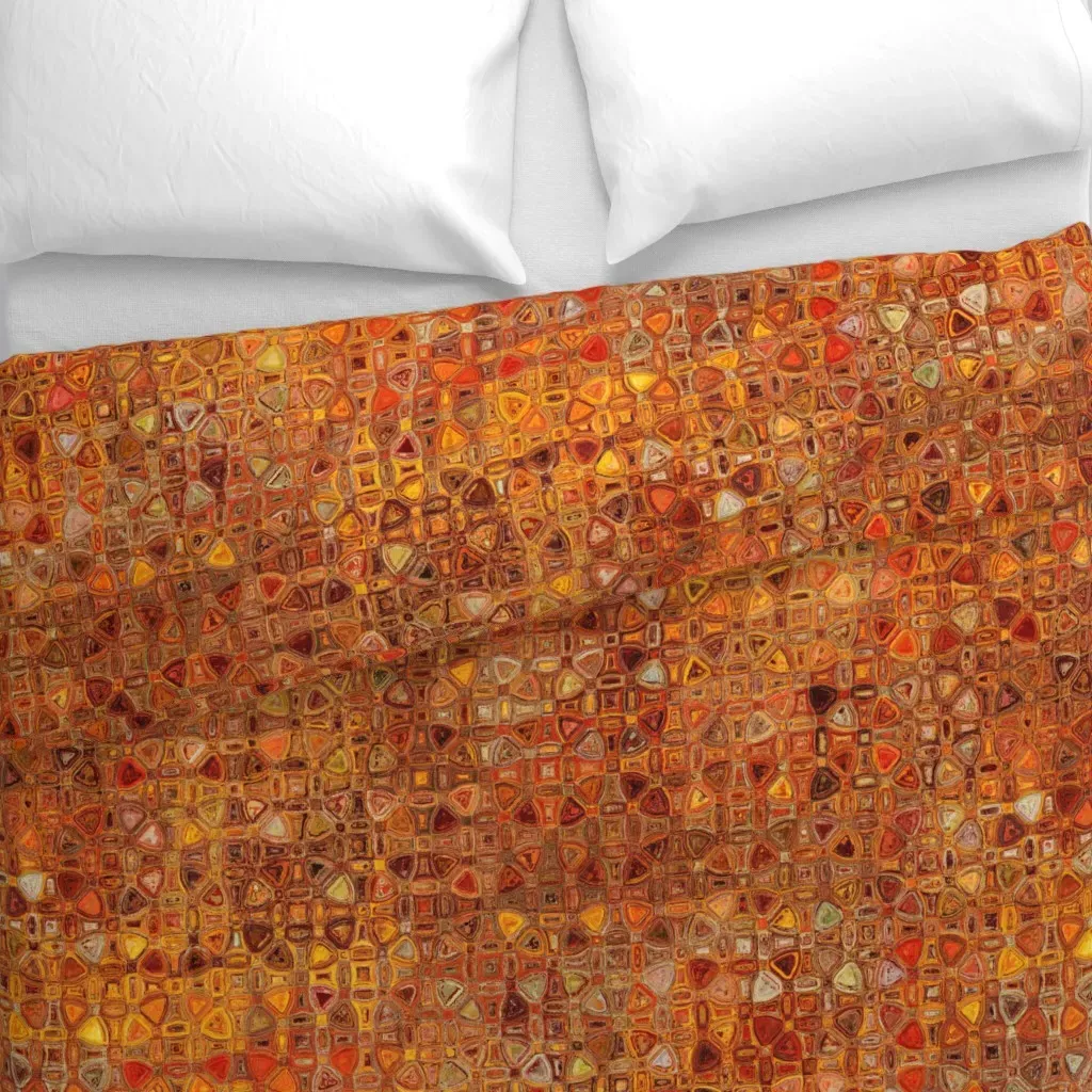 Nepenthe Duvet Cover - Burnt Orange alternate view