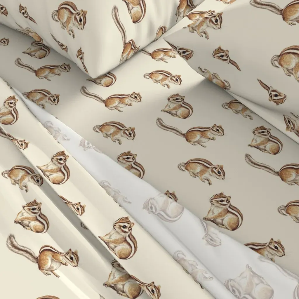 New Jersey Eastern Chipmunk King Sheet Set - Brown alternate view