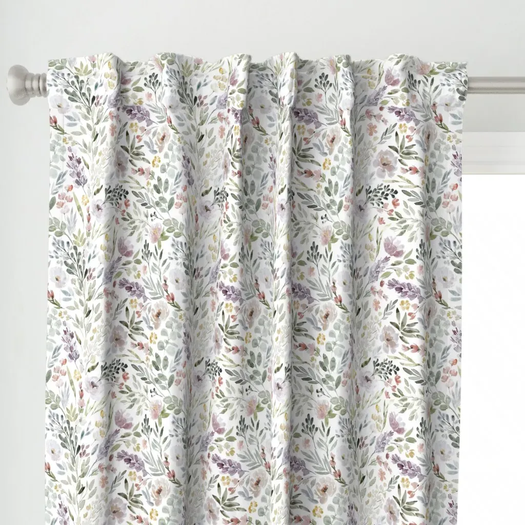 New June 12" Curtain Panel - Dusty Rose alternate view