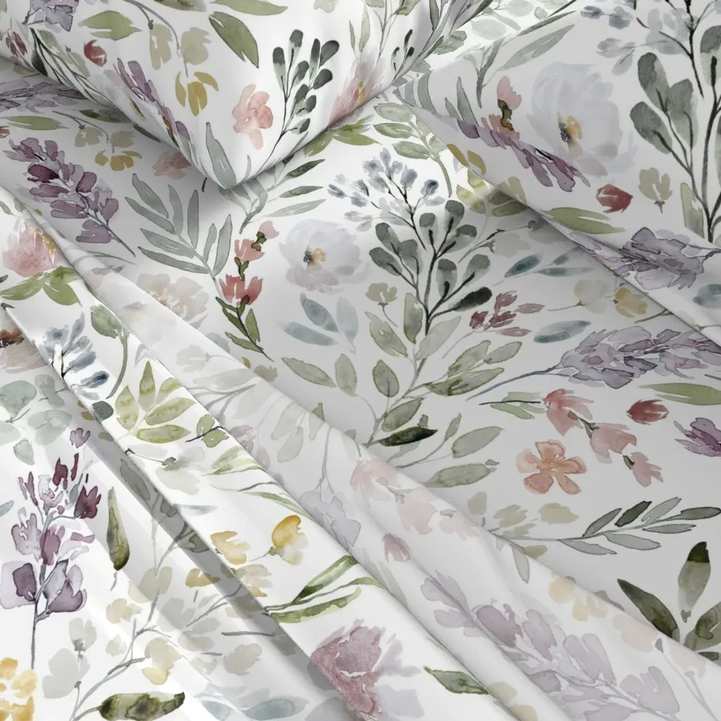 New June Jumbo Queen Sheet Set - Dusty Rose alternate view