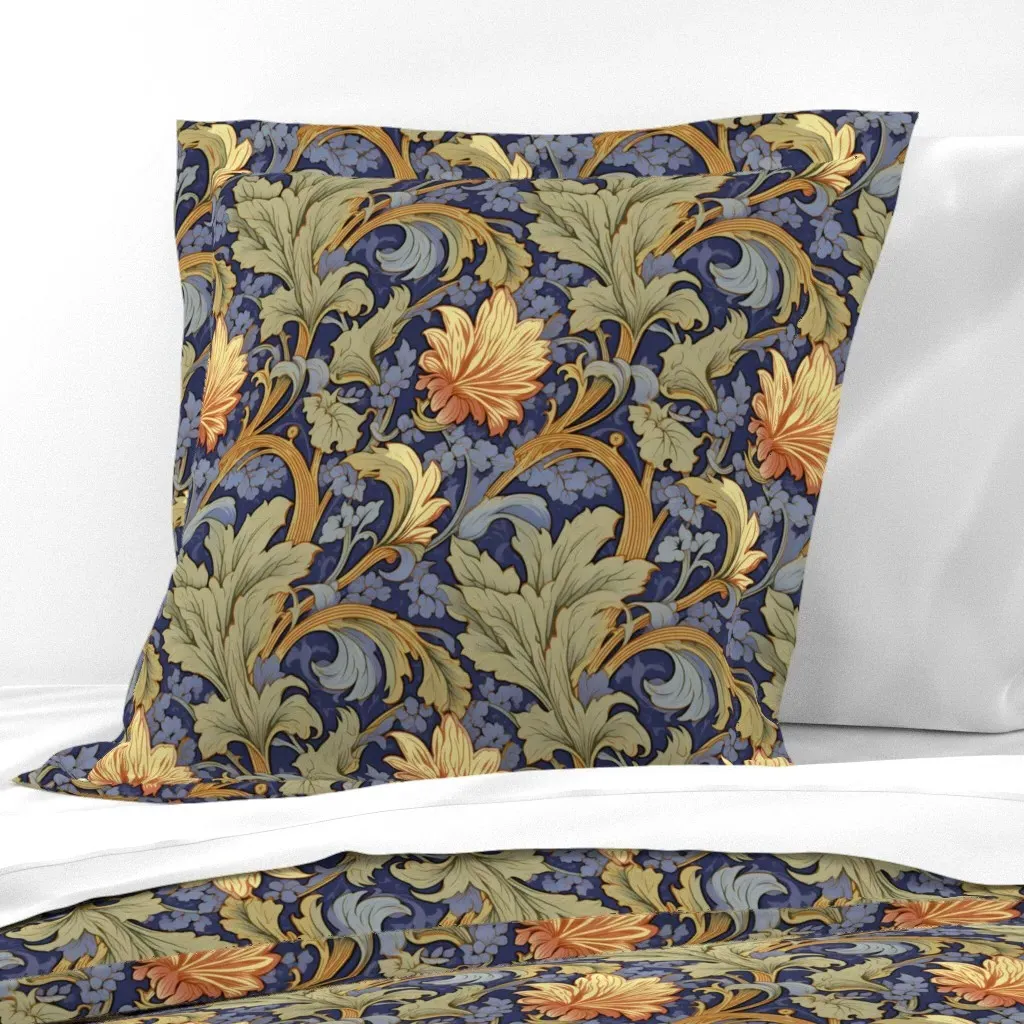Nibelung Floralia Euro Pillow Sham - Gold product