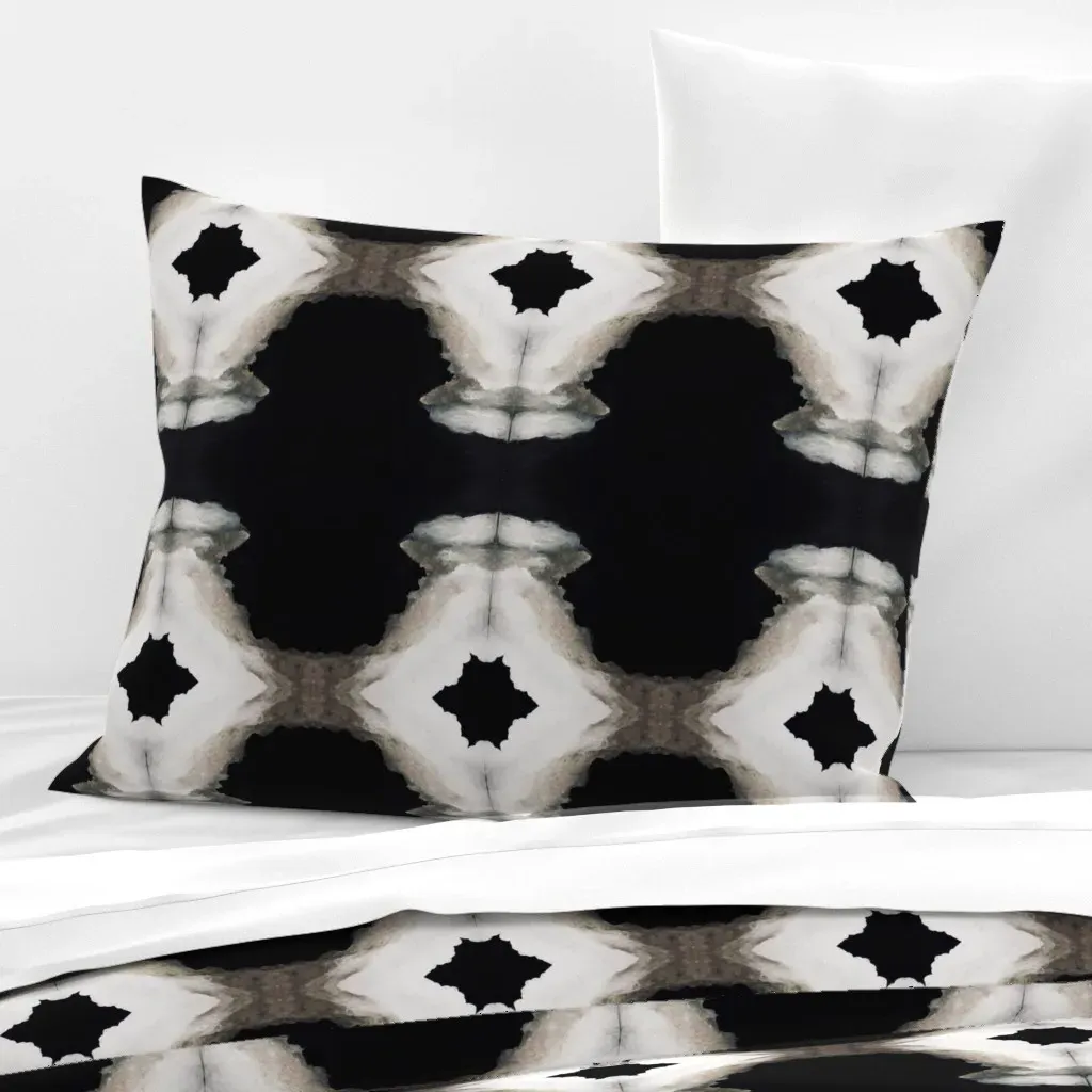 Noir Ciel Avec Les Nuages Standard Knife Edge Cushion Cover - Brown, Cotton Sateen product