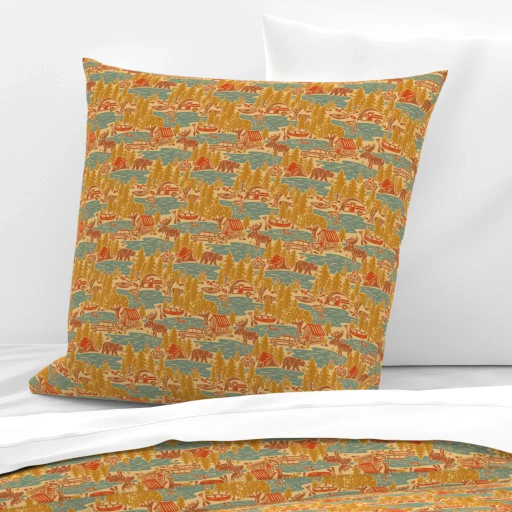 North Country Summer Medium Euro Pillow Sham - Beige product