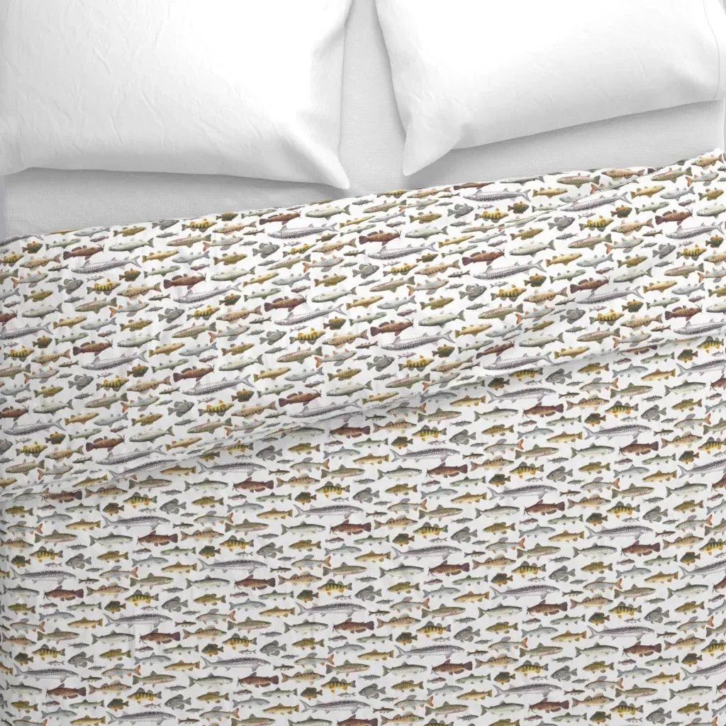 Northwestern Duvet Cover - Gray alternate view