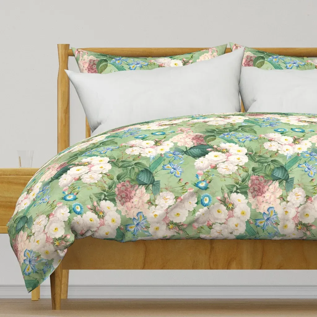 Nostalgic Cottage Antique Duvet Cover - White product