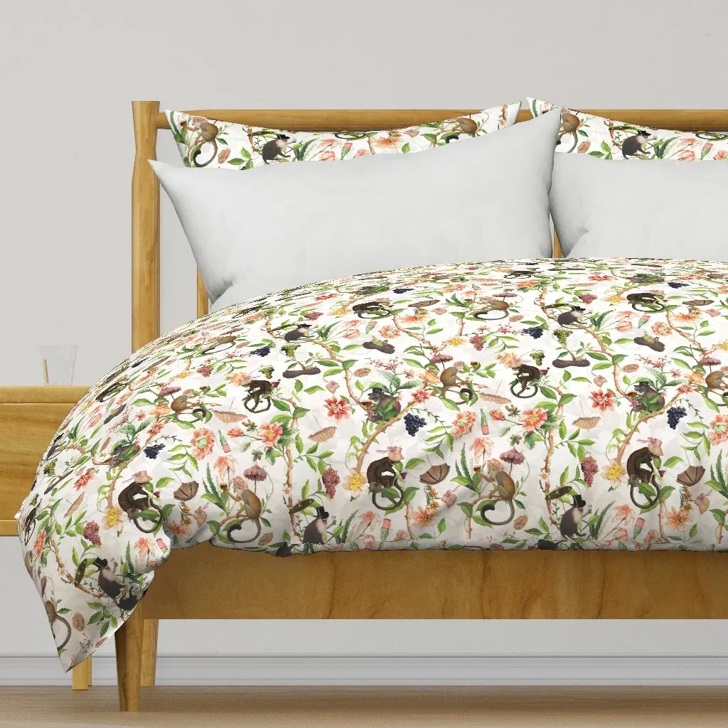Nostalgic Garden Party Duvet Cover - Green product