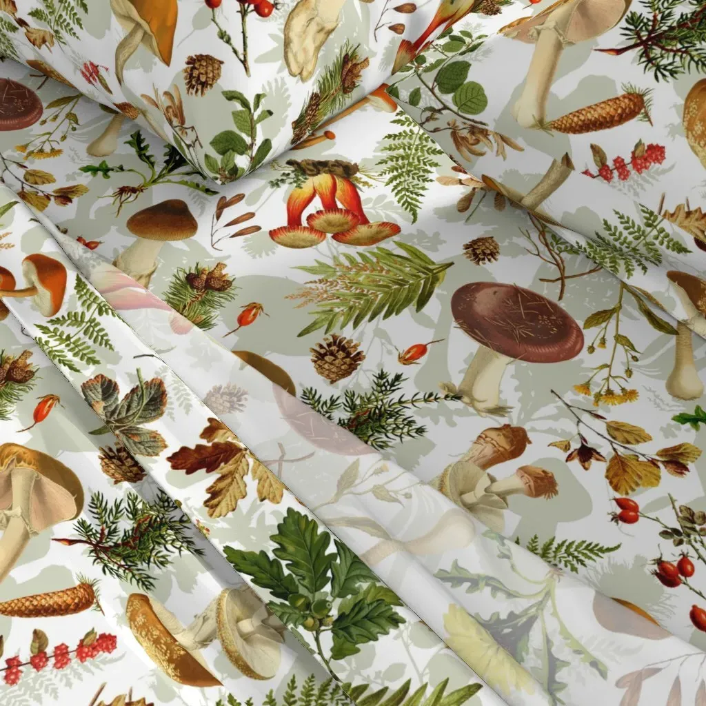 Nostalgic Thanksgiving In The Forest Twin Sheet Set - Brown alternate view
