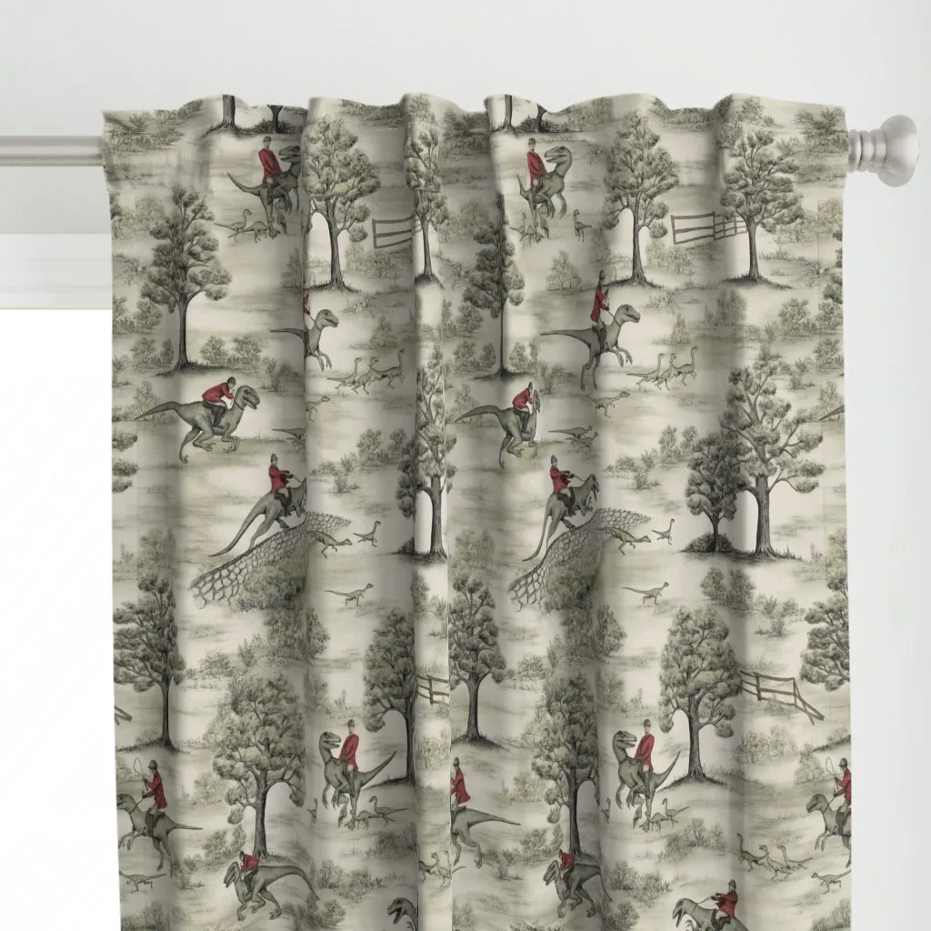 Not-So-Traditional Curtain Panel - Beige alternate view