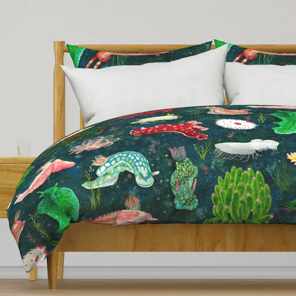 Nudibranch Duvet Cover - Blue product