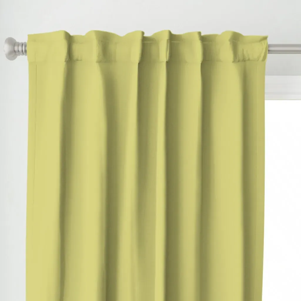 Oahu Sunset Curtain Panel - Celadon alternate view