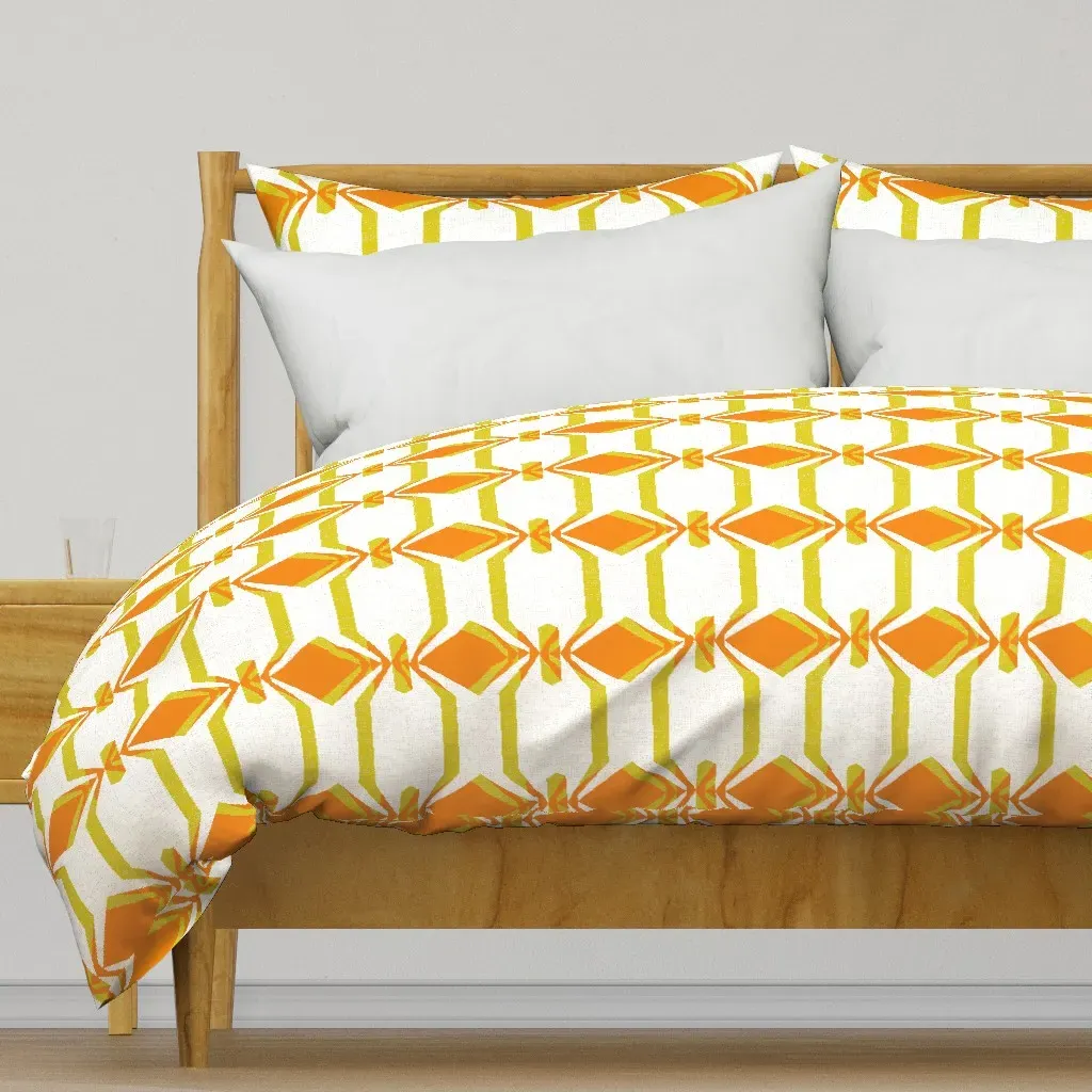 Octagonion 6 Shift Duvet Cover - Orange product