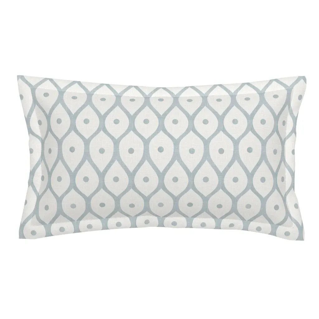 Ogee Polkadots King Pillow Sham - White product