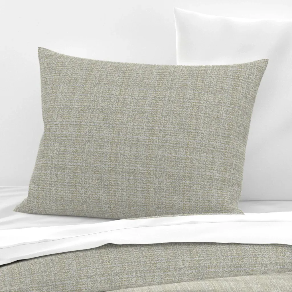 Ogee-Solid Texture Standard Knife Edge Pillow - Beige, Cotton Sateen product