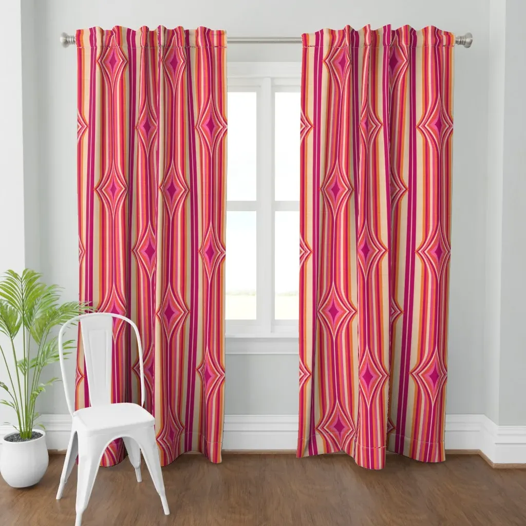 Oh Gee I Love Curtain Panel - Pink product