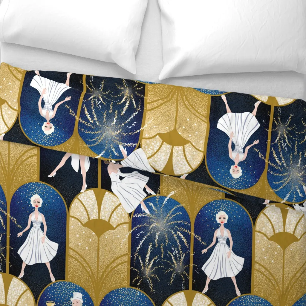 Old Chic Duvet Cover - Gold alternate view