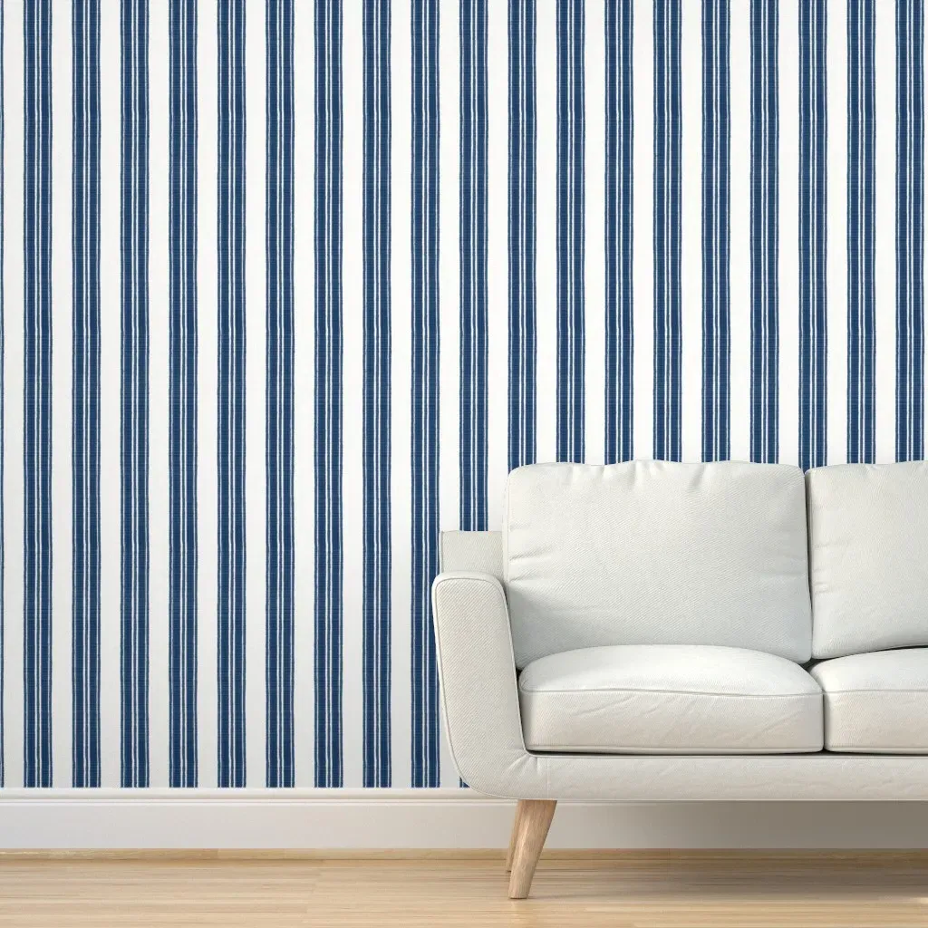 Old Navy Anderson Stripe Peel and Stick Wallpaper - Indigo product