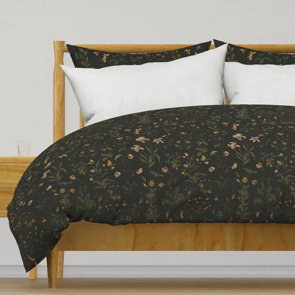 Old World Florals Duvet Cover - Beige product