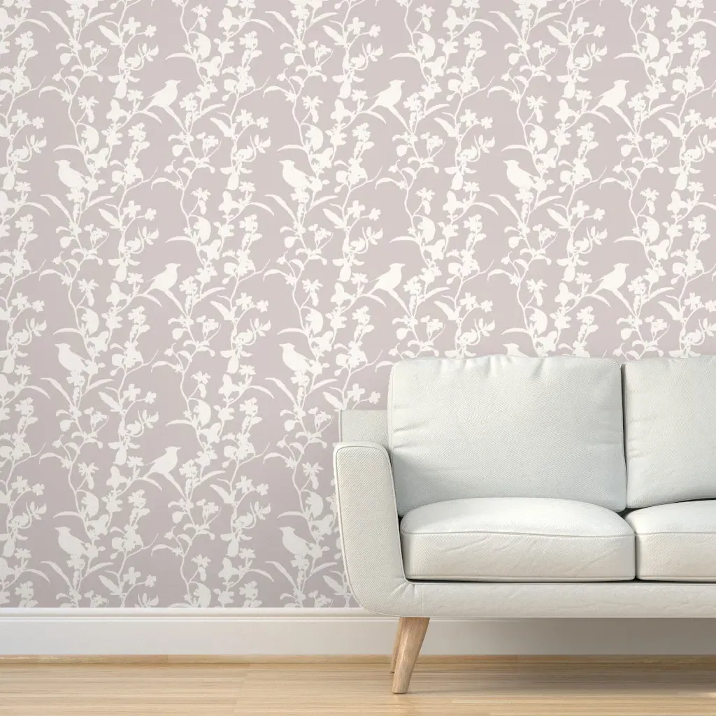 Olivia Chinoiserie Peel and Stick Wallpaper - Mauve product