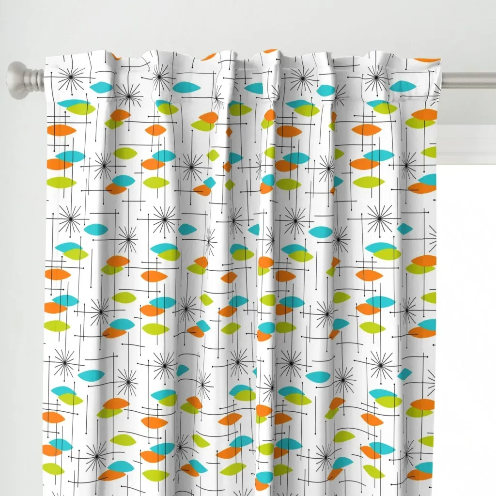 Orbs-2Loawh1 Curtain Panel - White alternate view