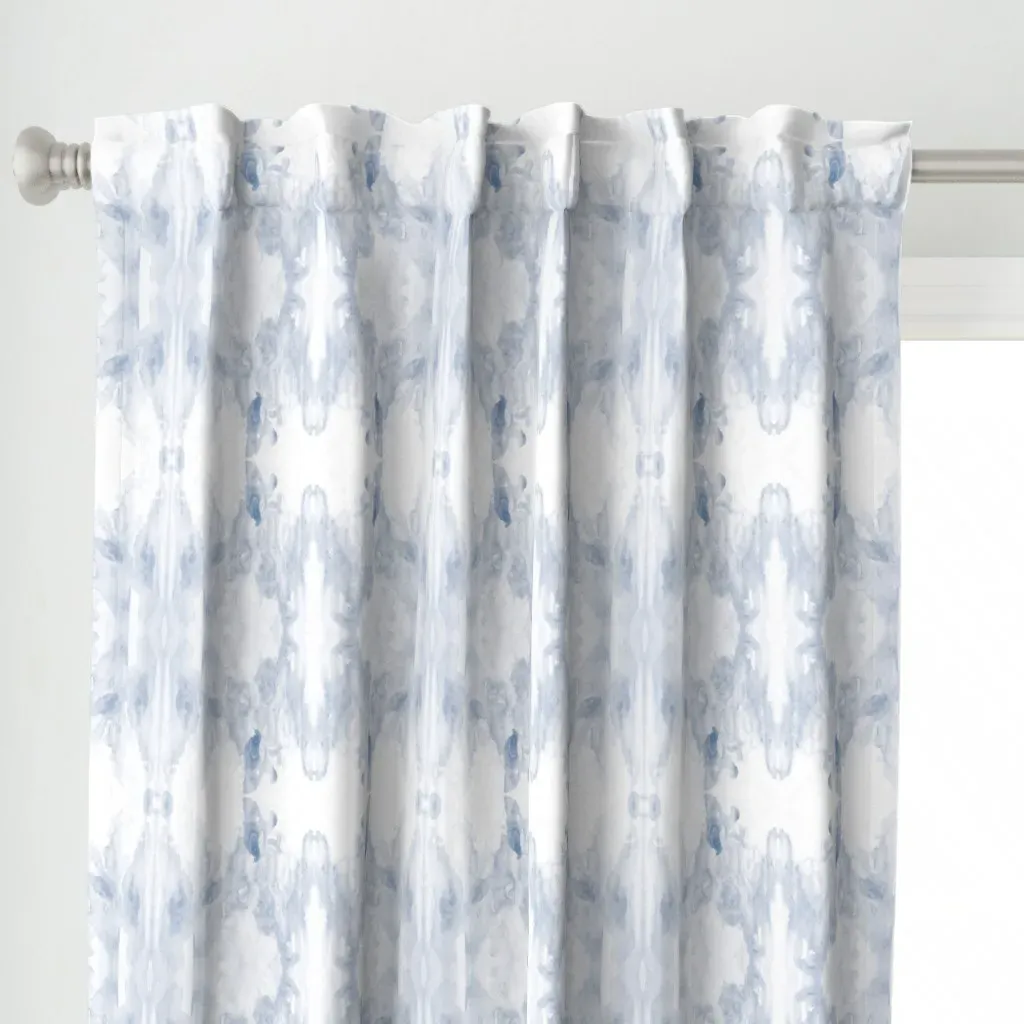 Orchid Indigo Michelle Curtain Panel - Light Blue alternate view