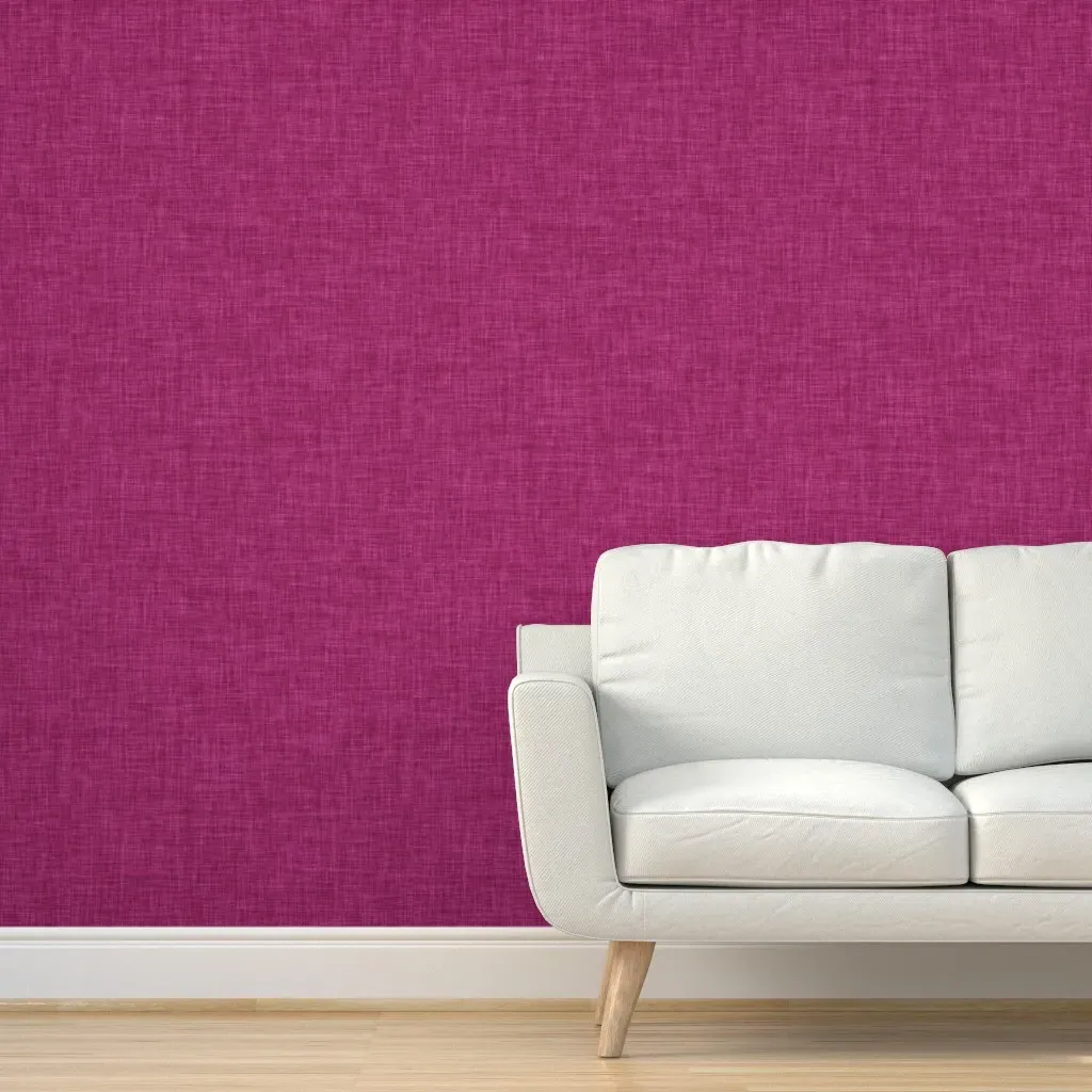Orchid Linen No. 1 Peel and Stick Wallpaper - Pink product