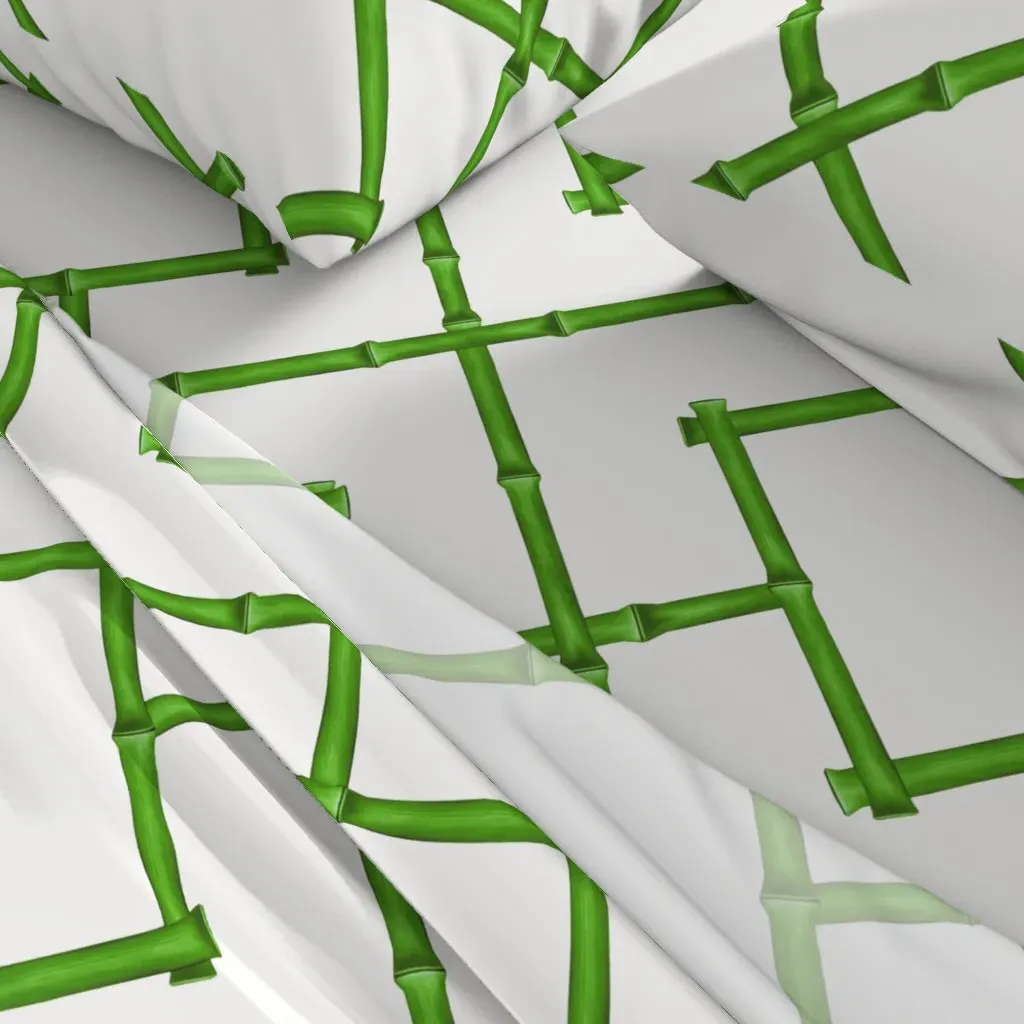 Osaka Trellis Sullivan King Sheet Set - Green alternate view