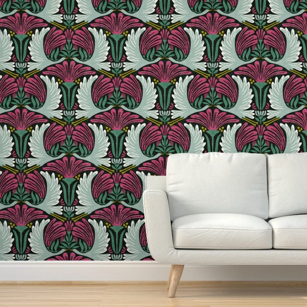 Osanna Peel and Stick Wallpaper - Pink product