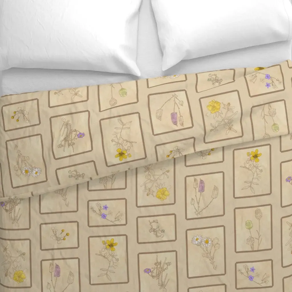 Outback Beauties Duvet Cover - Beige alternate view