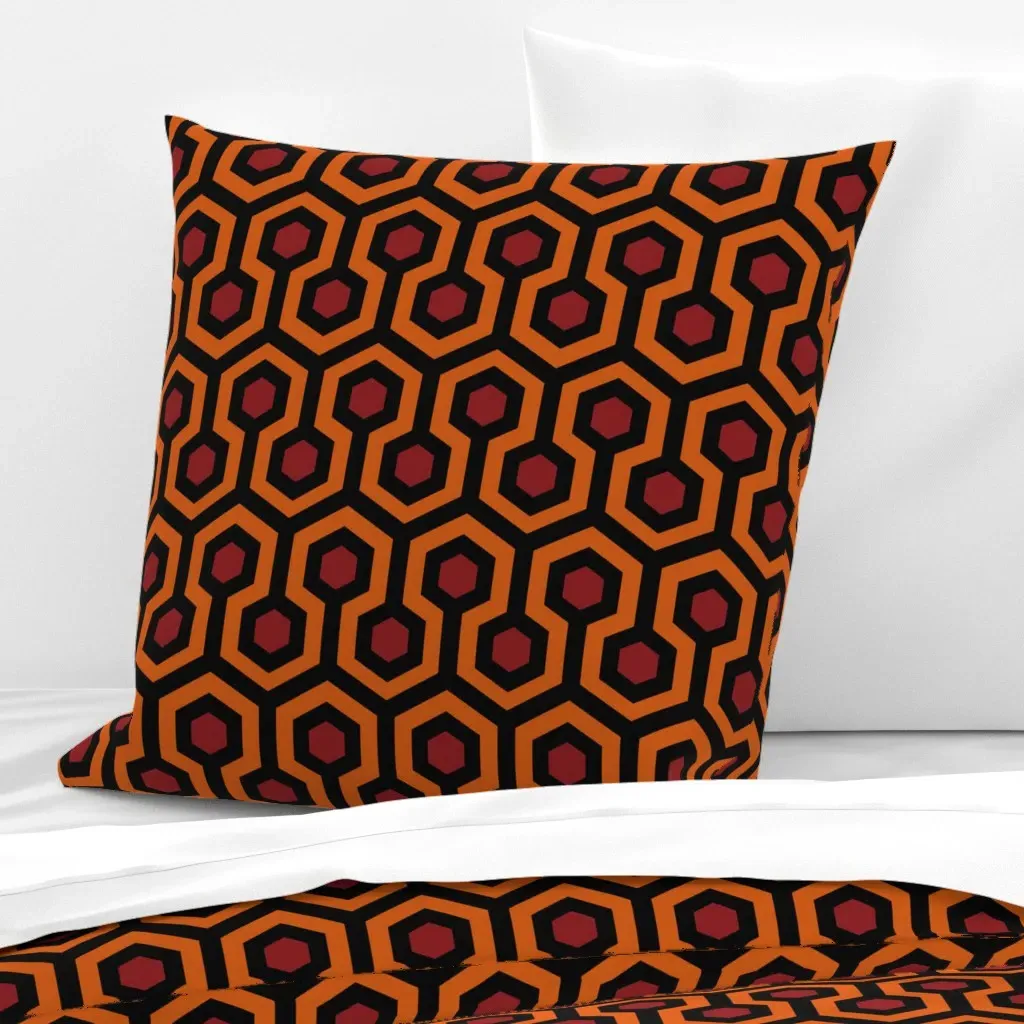 Overlook Hotel Euro Pillow Sham - Burnt Orange product