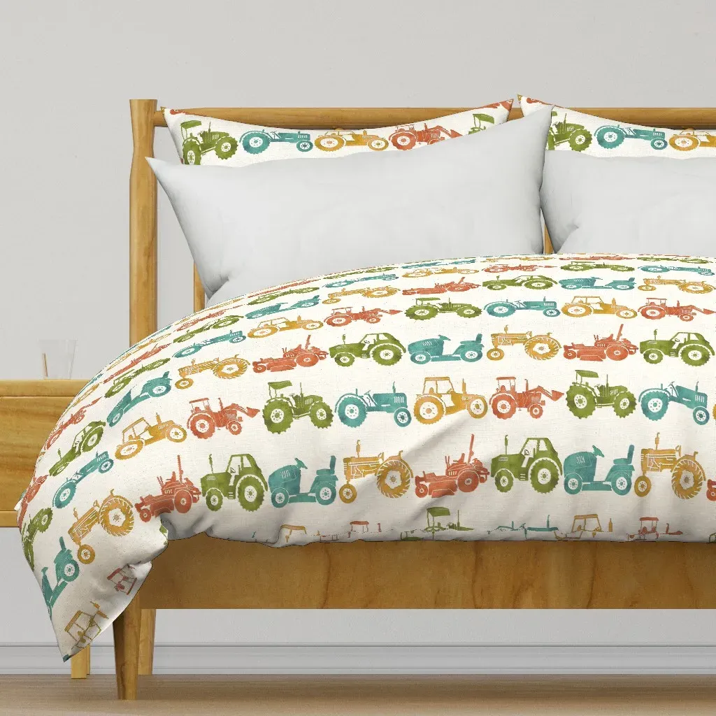 Owen's Tractors L Duvet Cover - Green product