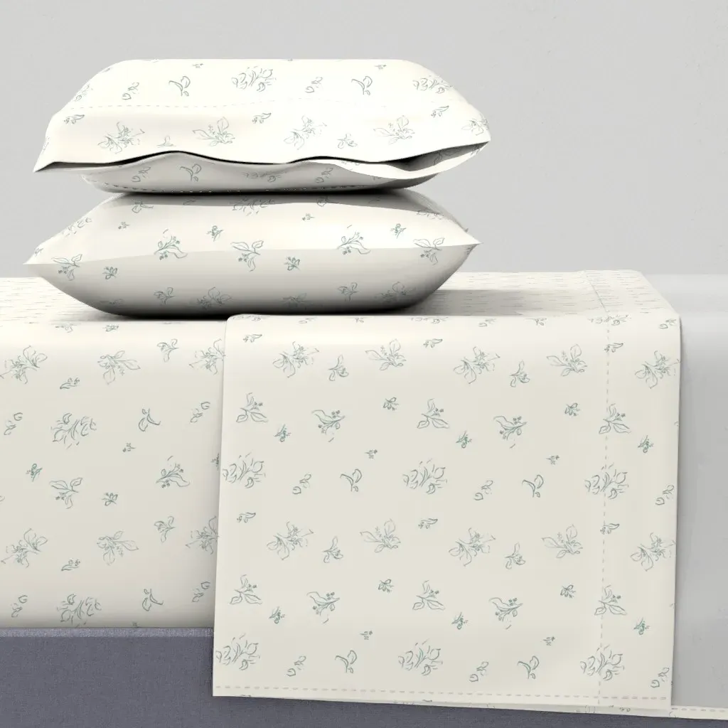P240141 Tile King Size Sheet Set - Sage Green product