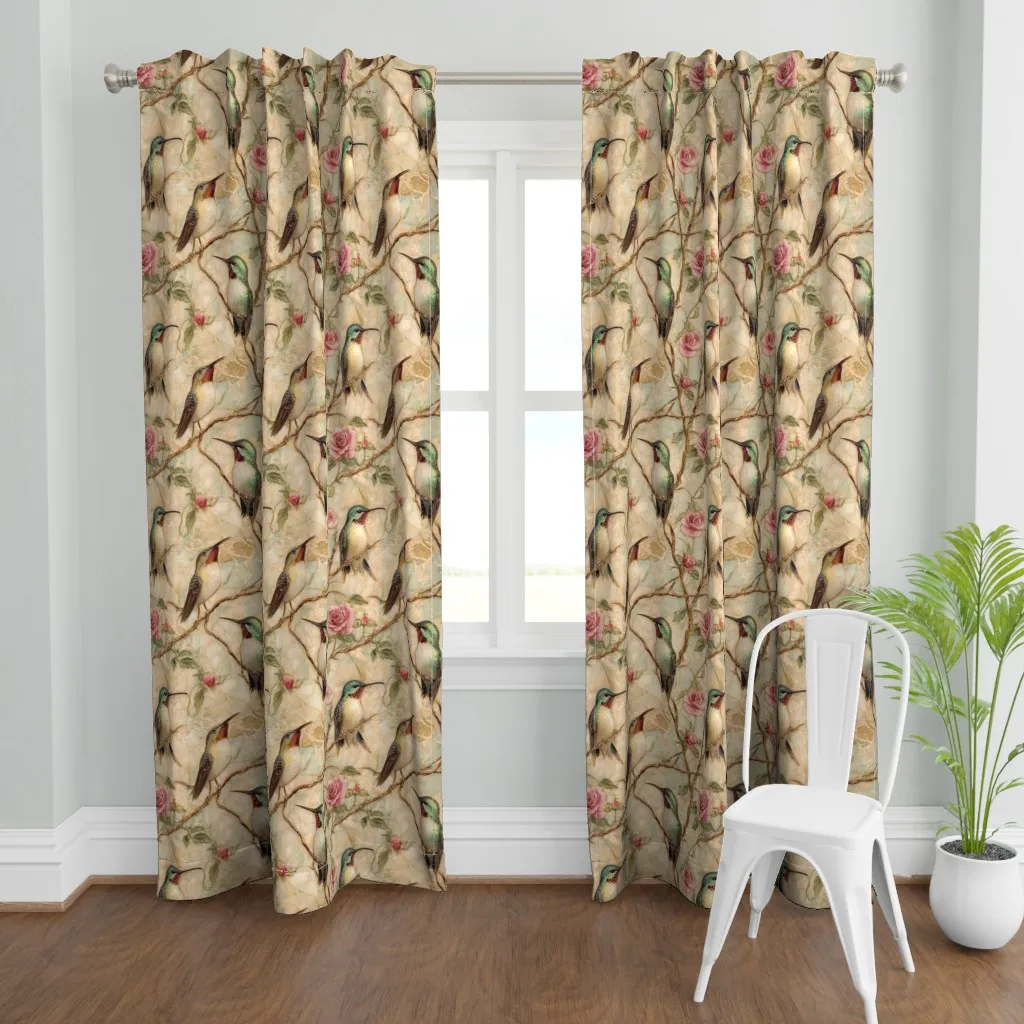 Painted Marble Curtain Panel - Green product