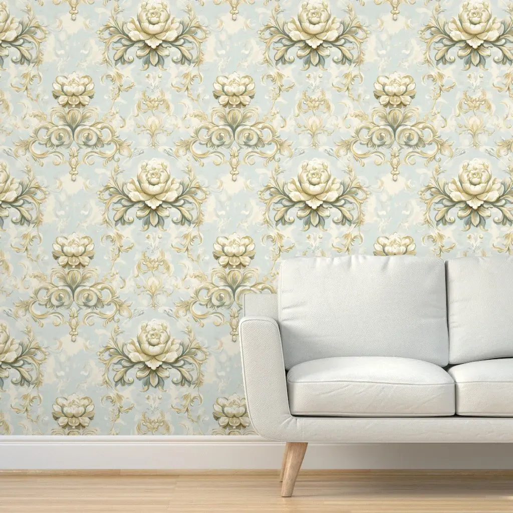 Palace Rococo Peel and Stick Wallpaper - Gold product