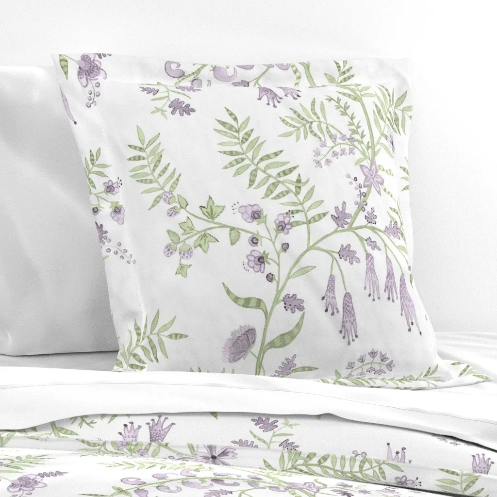 Pallavi Euro Pillow Sham - Lavender Purple product