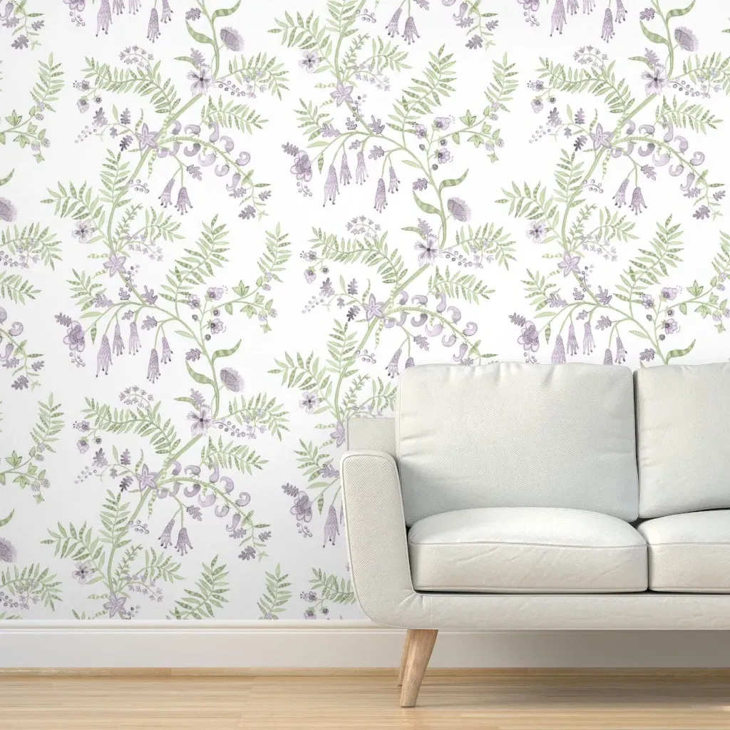 Pallavi Peel and Stick Wallpaper Removable - Lavender Purple product