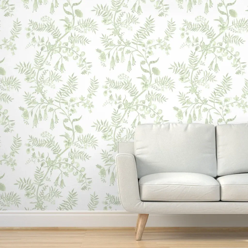 Pallavi Peel and Stick Wallpaper - Sage Green product