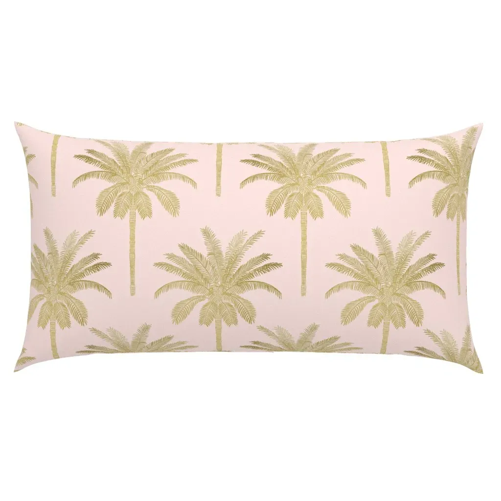 Palm King Size Pillow Sham - Gold product