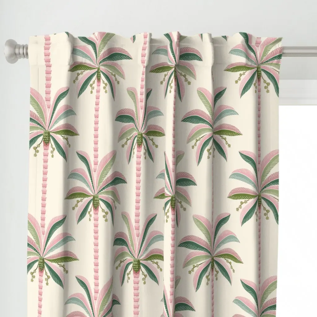 Palm Springs Classic Palm Curtain Panel alternate view