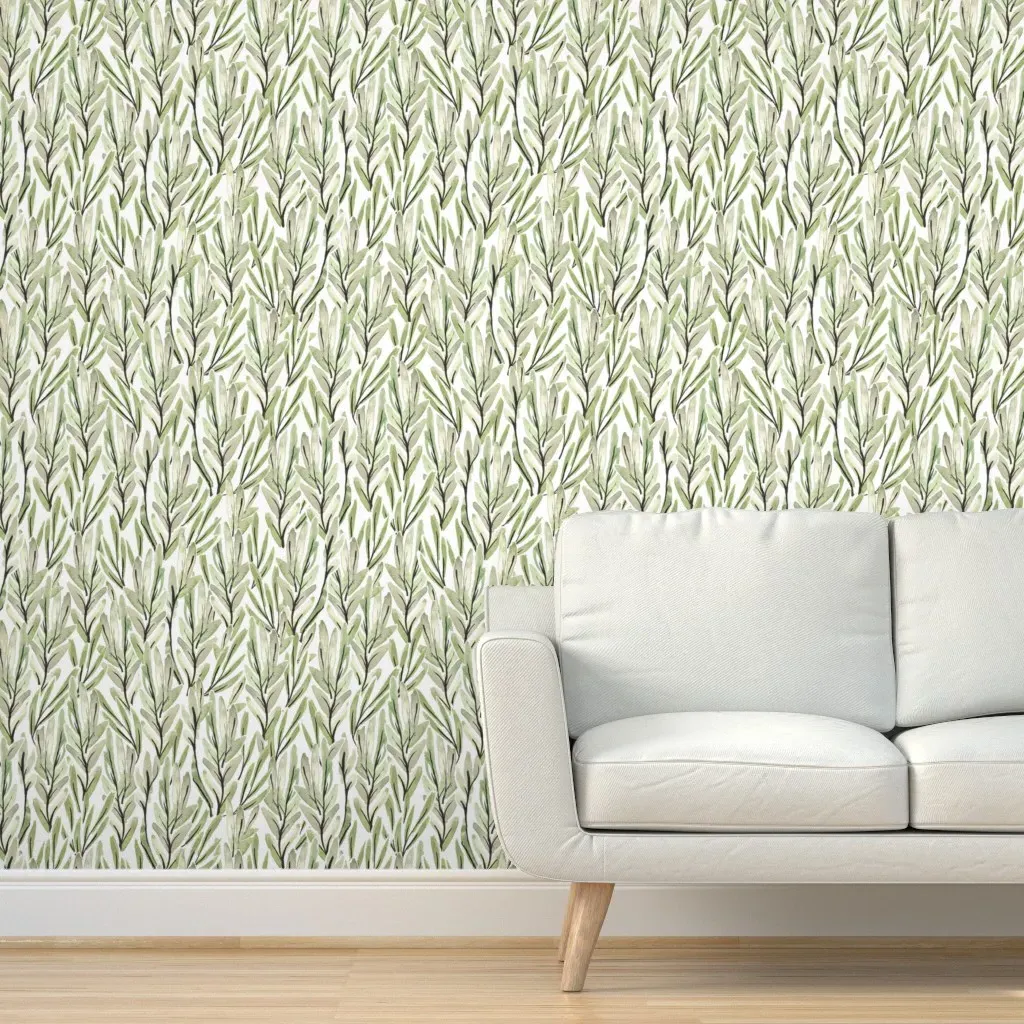 Palmer Peel and Stick Wallpaper - Sage Green product
