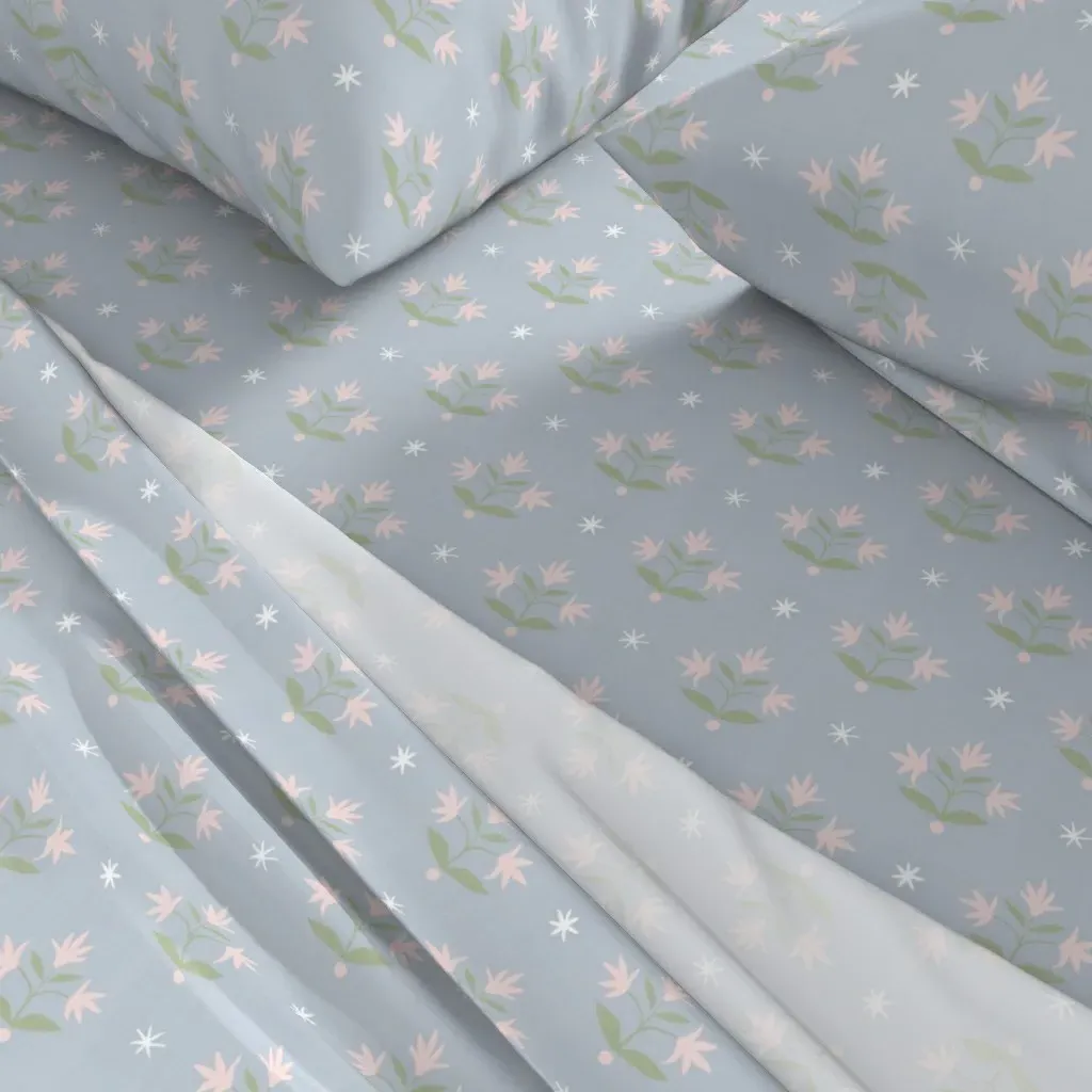 Pamela Thistle Full Sheet Set - Pink alternate view