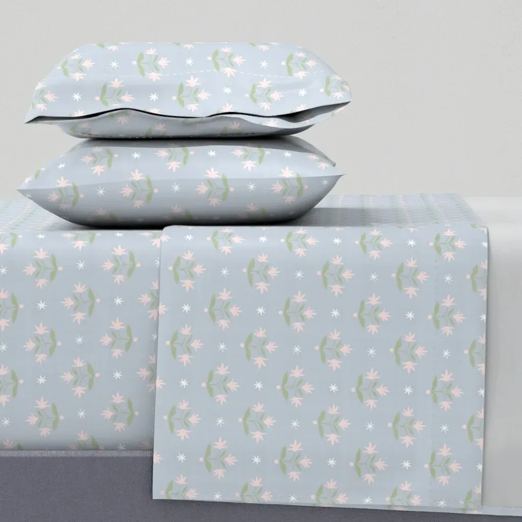 Pamela Thistle Full Sheet Set - Pink product