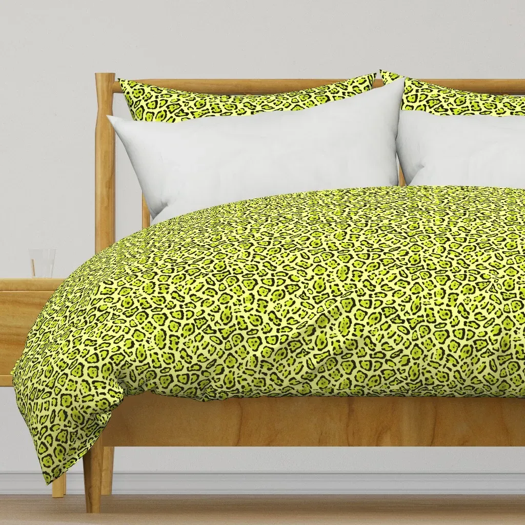 Panther Duvet Cover - Lime Green product