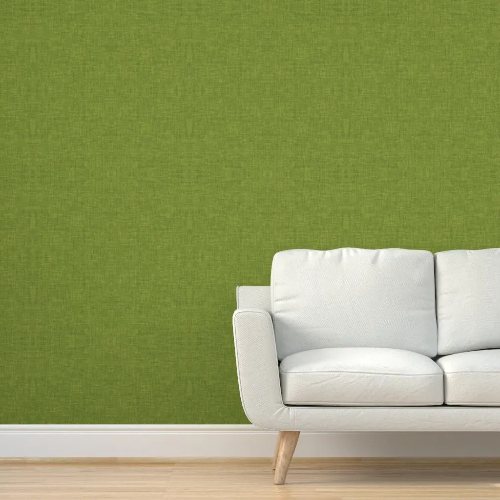 Pantone 165-8 Linen Peel and Stick Wallpaper - Olive Green product