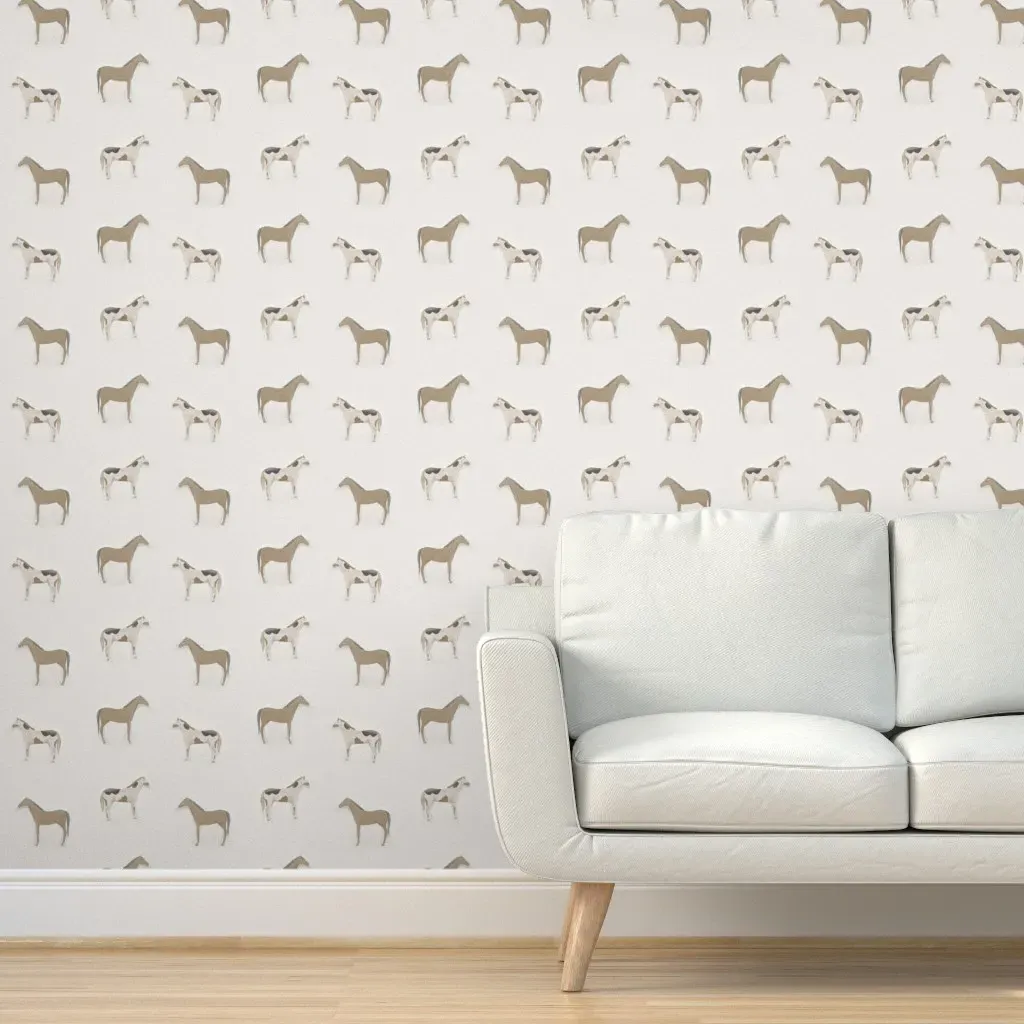 Paper Horses Faded Neutrals Peel and Stick Wallpaper - Off-White product