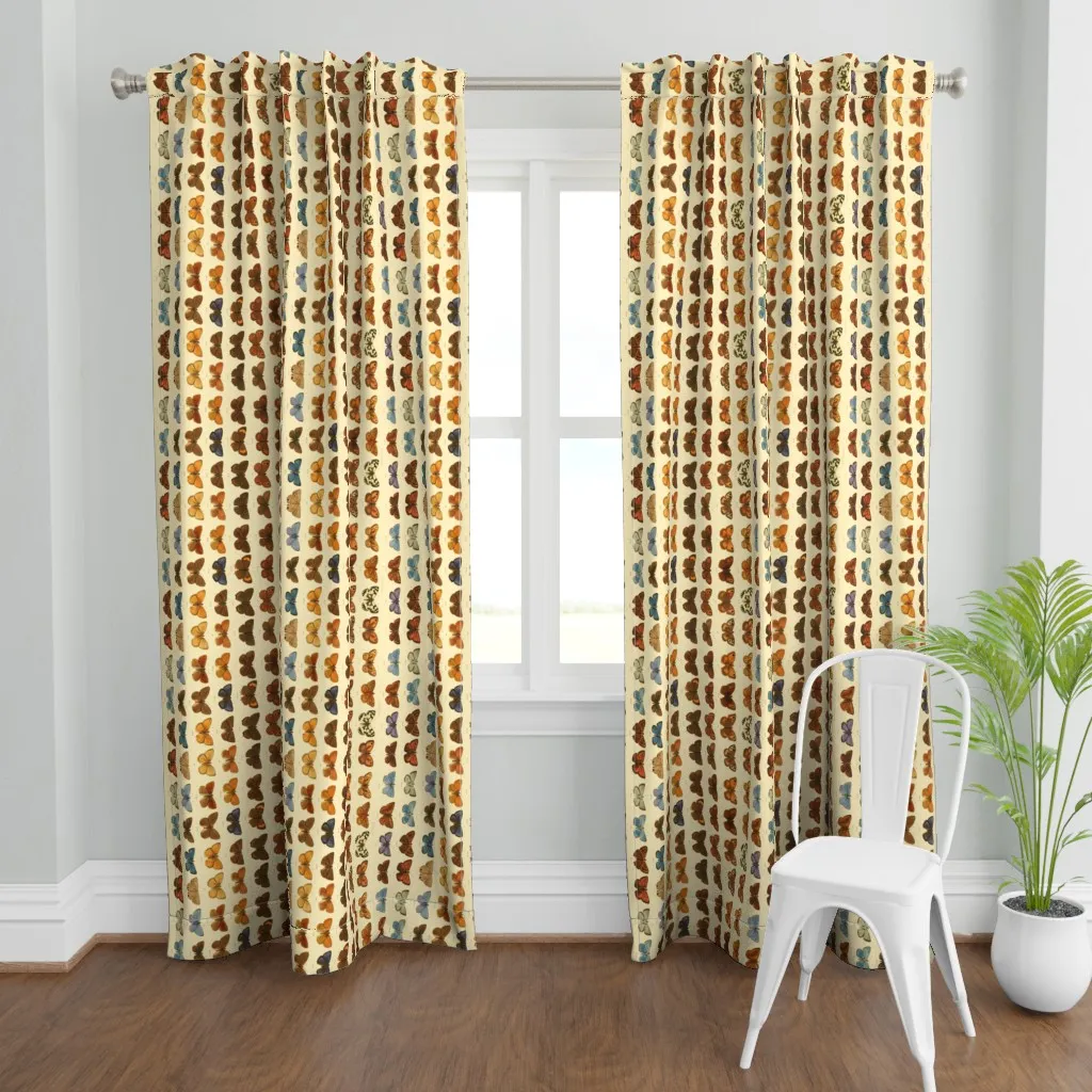 Papillo Trianon Curtain Panel - Brown product