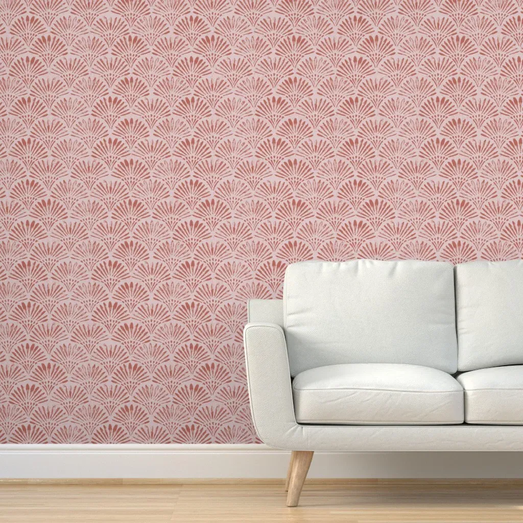 Papyrus Peel and Stick Wallpaper - Dusty Rose product