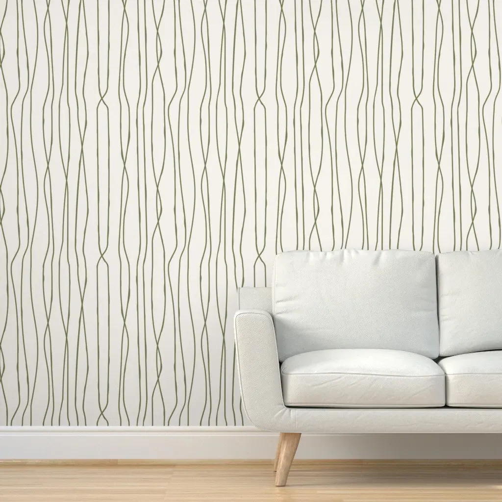 Paradise Palms Peel and Stick Wallpaper - Sage Green product