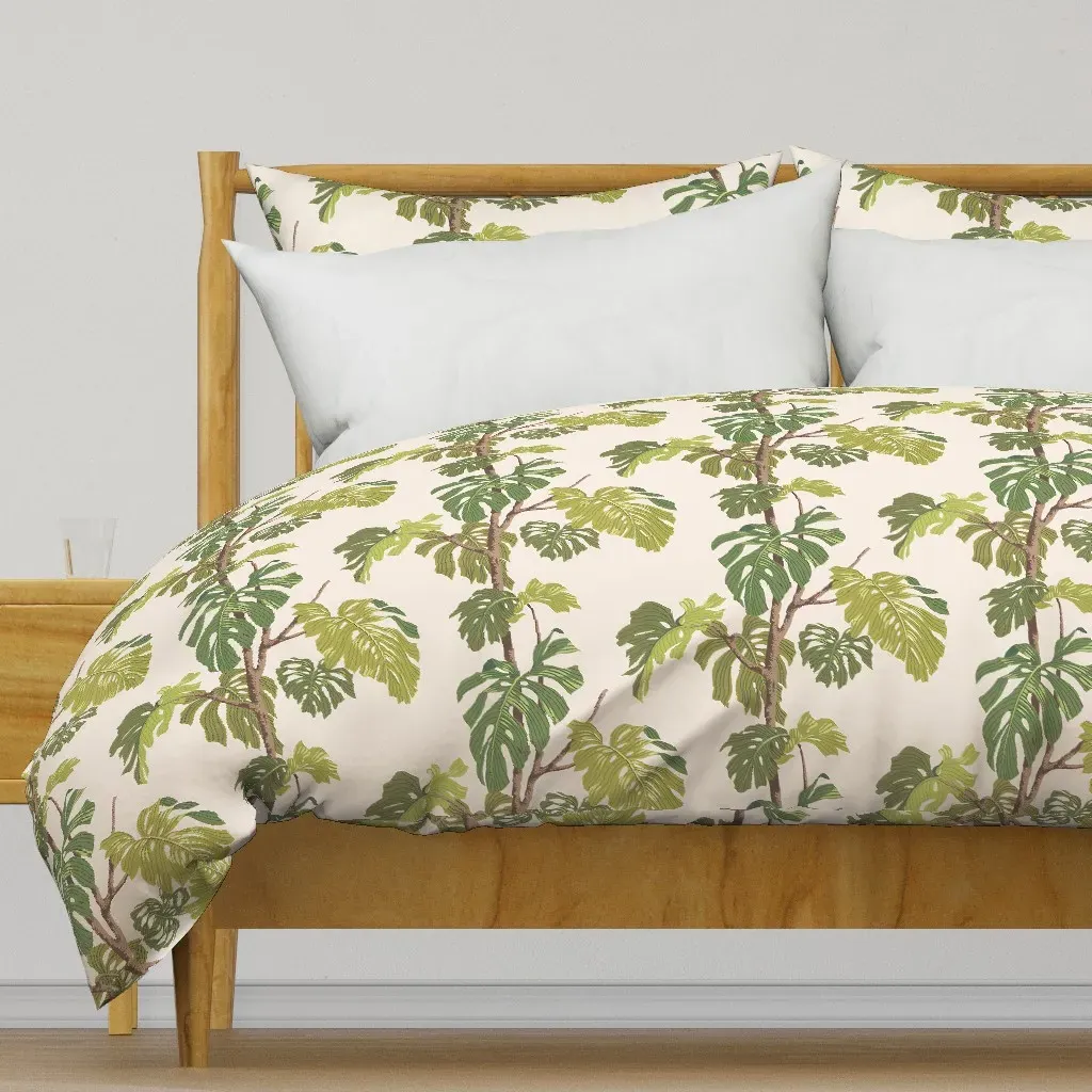 Park Avenue 1A Duvet Cover - Green product