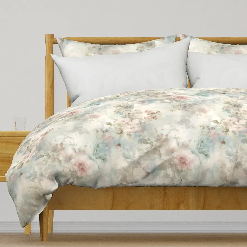 Pastel Meadows Vintage Duvet Cover product