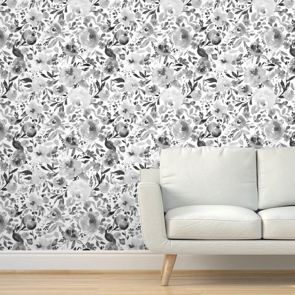 Paxton Peel and Stick Wallpaper - Black, White product
